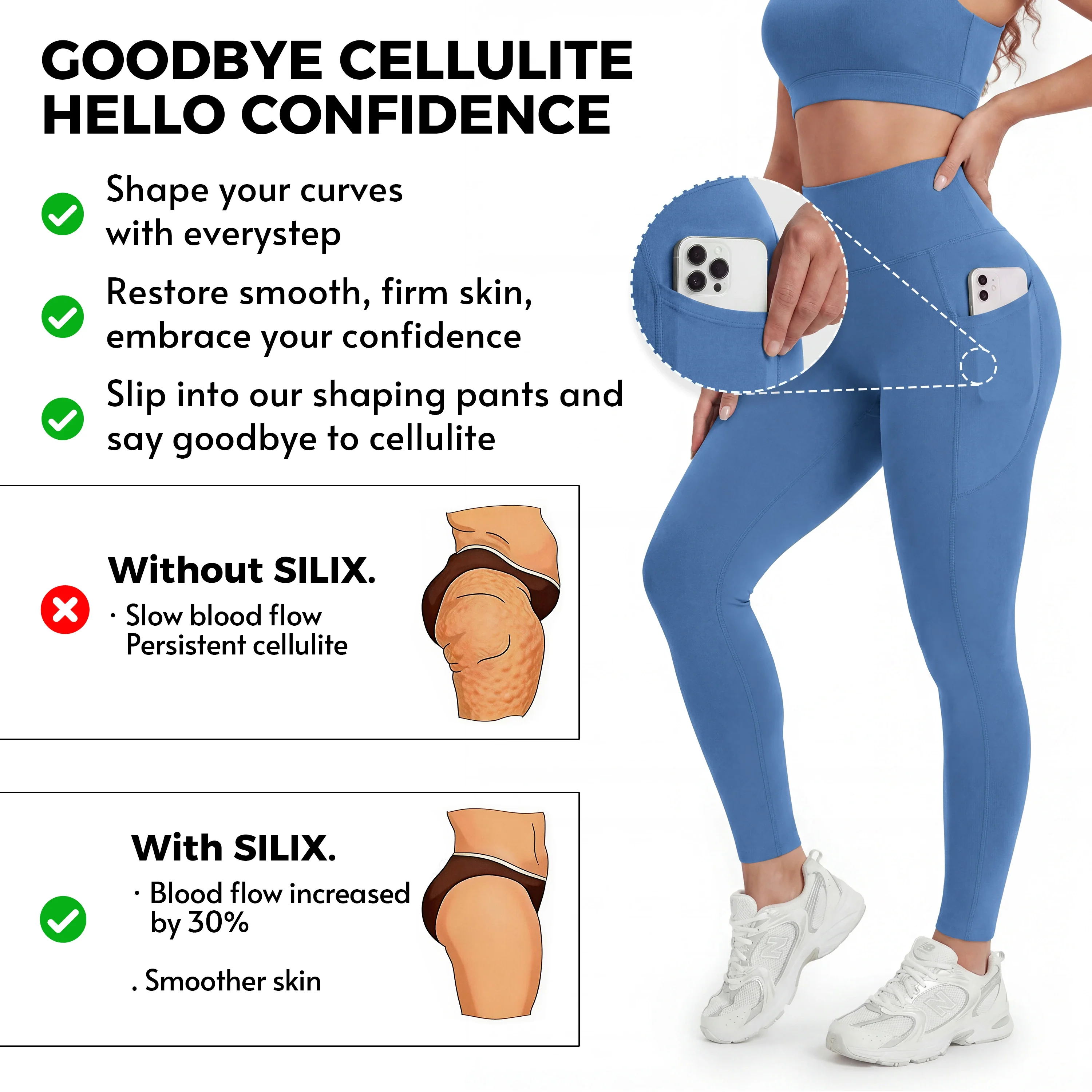 Silix™ Pocket 3D Anti-Cellulite Sculpting Leggings - Image 20