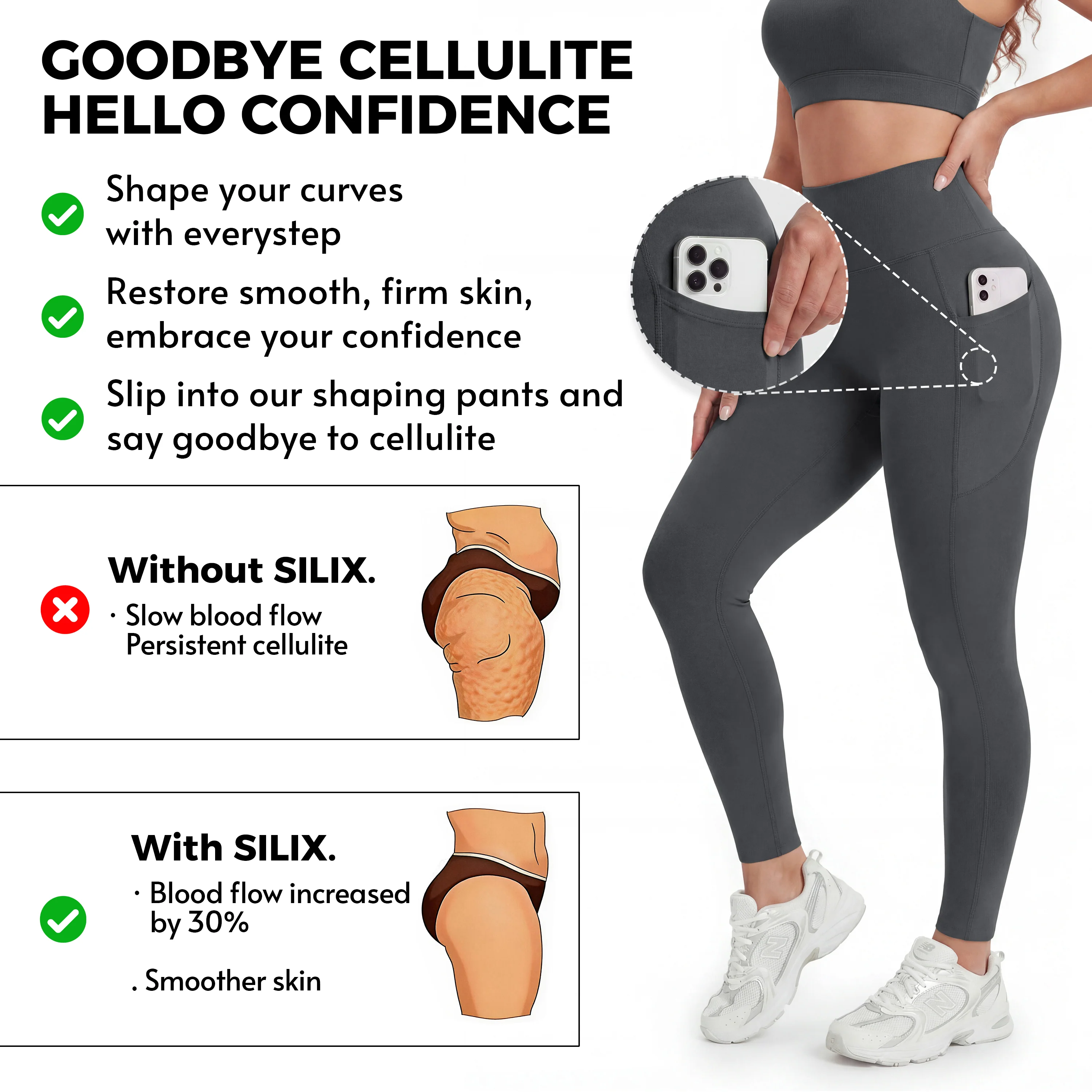 Silix™ Pocket 3D Anti-Cellulite Sculpting Leggings - Image 7